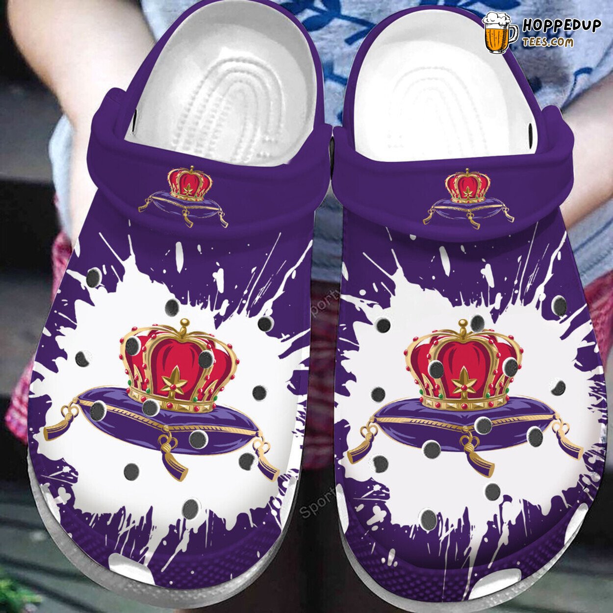Royal Purple Clogsown Stylish Comfortable Unique Clogs Shoes Design