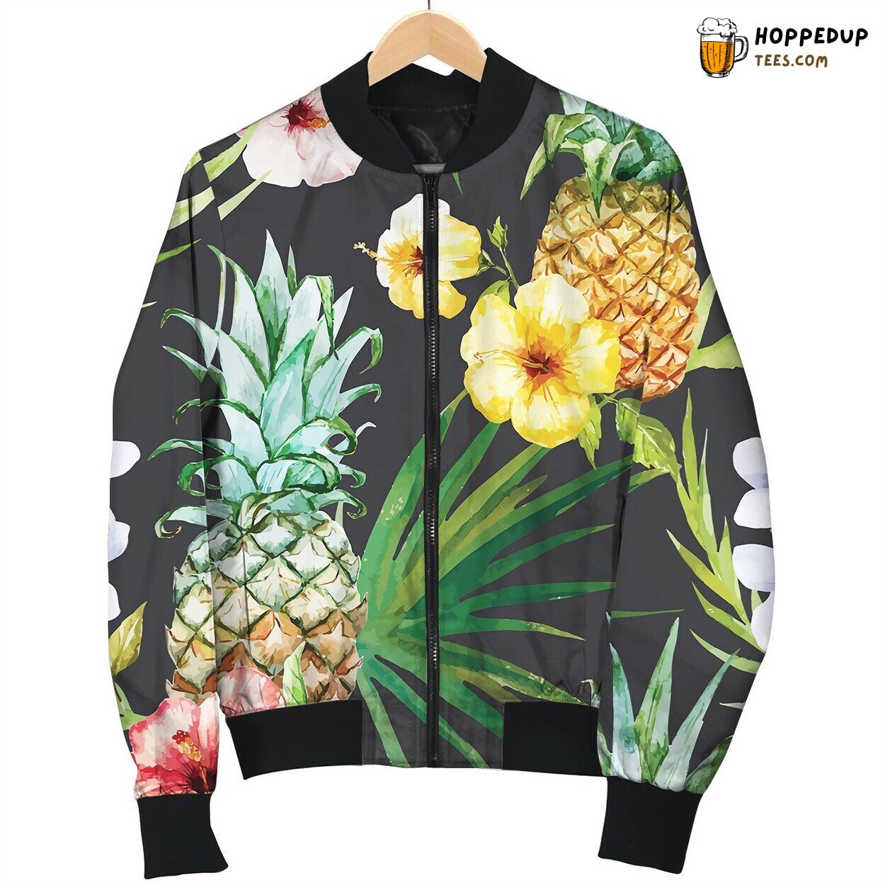 Royalty Free Tropical Pattern Beautiful Bomber Jacket