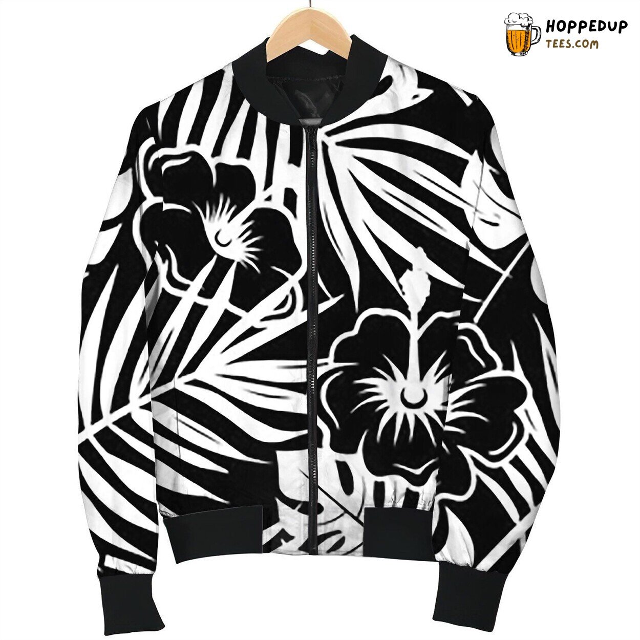 Royalty Free Tropical Pattern Bomber Jacket