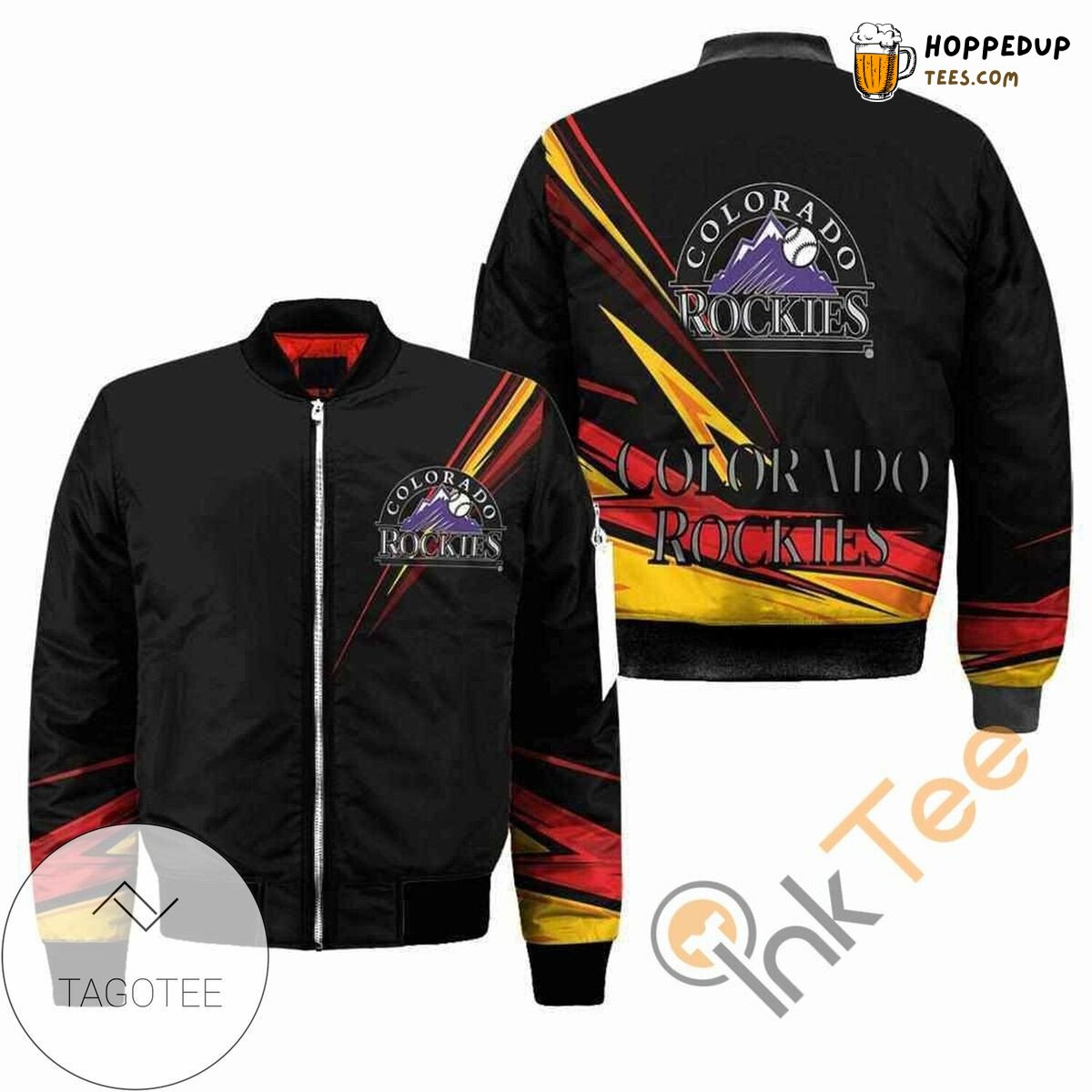 Rugged Colorado Rockies MLB Mountain Spirit Bomber Jacket Appeal