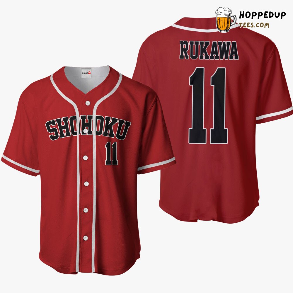 Rukawa Kaede Unique Design Anime Baseball Jersey Shirt Distinctive