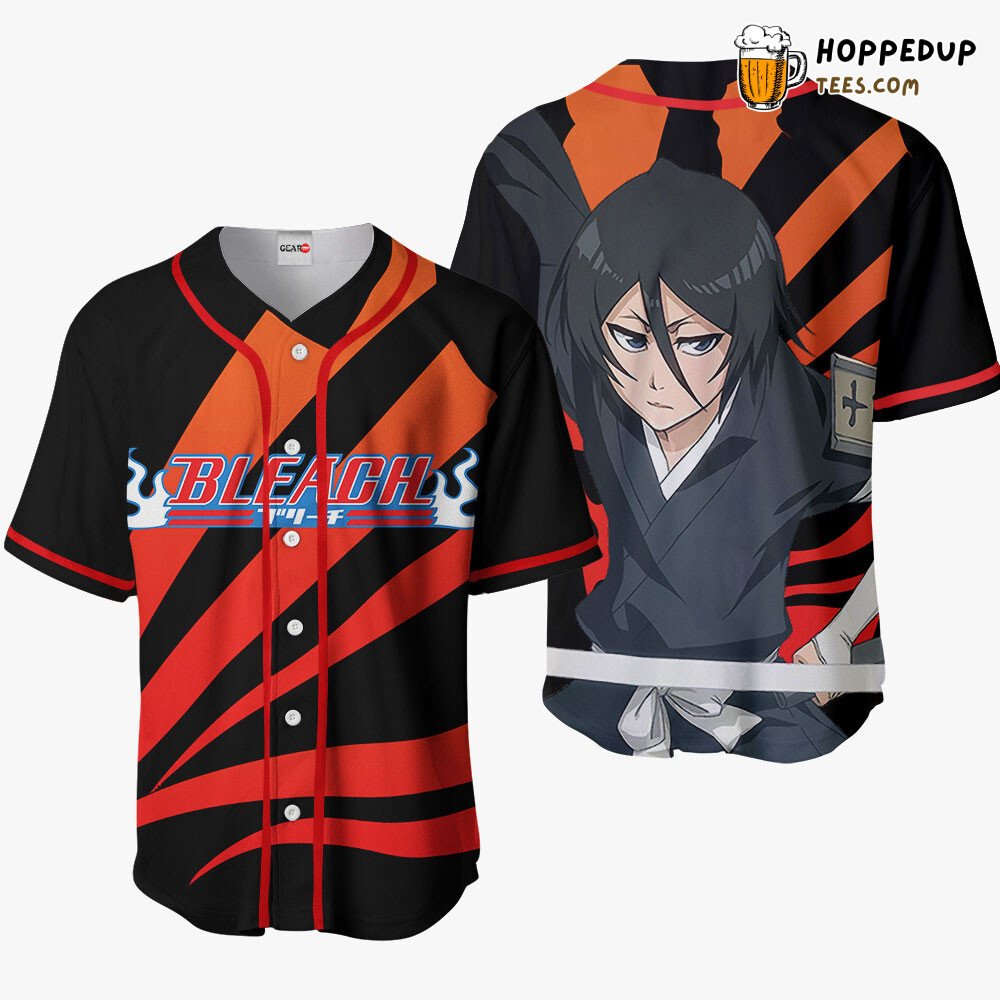 Rukia Kuchiki Unique Design Anime Baseball Jersey Distinctive Collection Rukia Kuchiki Unique Design Anime Baseball Jersey Distinctive Collection