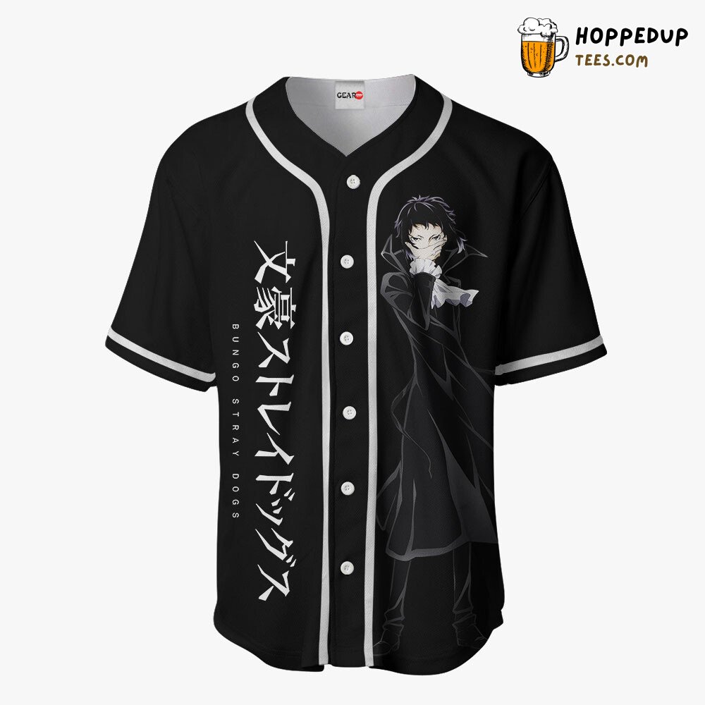 Ryuunosuke Akutagawa Anime Baseball Jersey Unique Design Distinctive