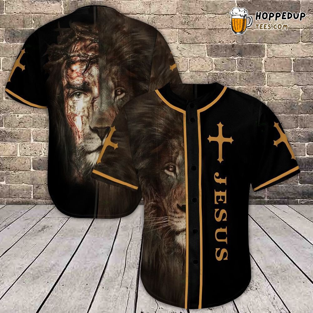 Sacred Heart of Jesus Baseball Jersey Religious Devotee Sportswear