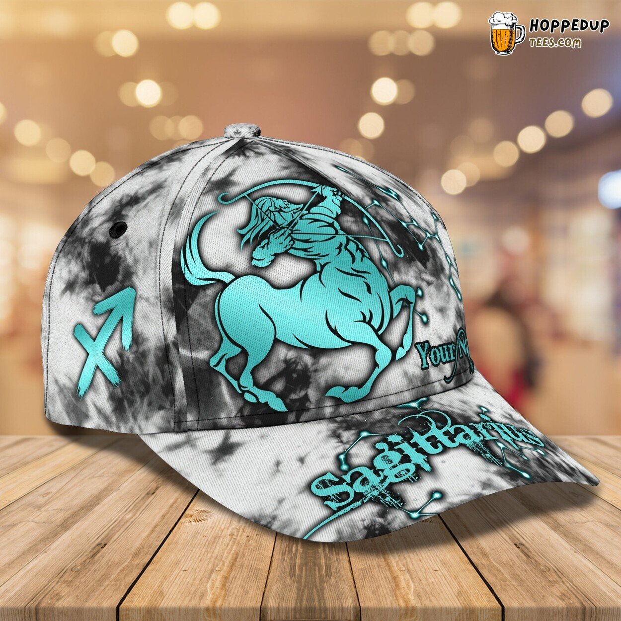 Sagittarius Signature 3D Classic Cap Personalized Name Unique Premium Styling