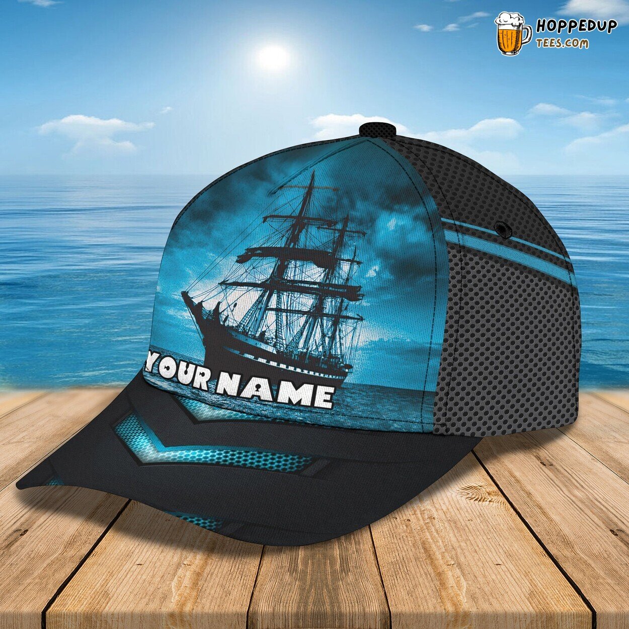 Sailing Classic 3D Cap Personalized Name Unique Premium Design Edition