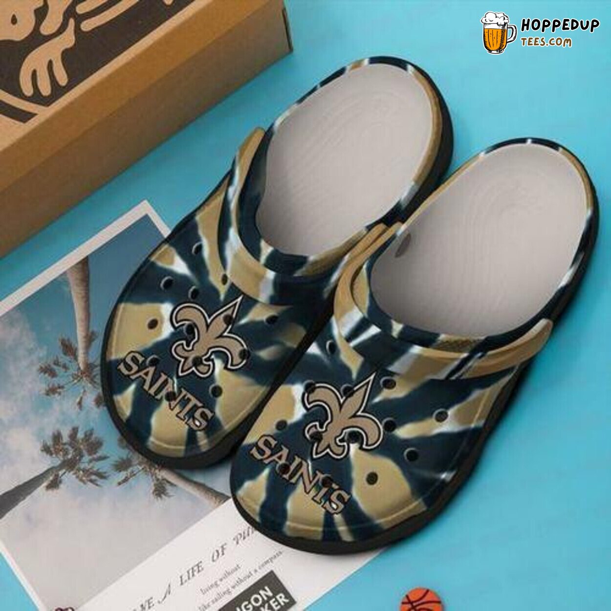 Saints Fan Custom Name Comfortable Unique Clog Shoes Design