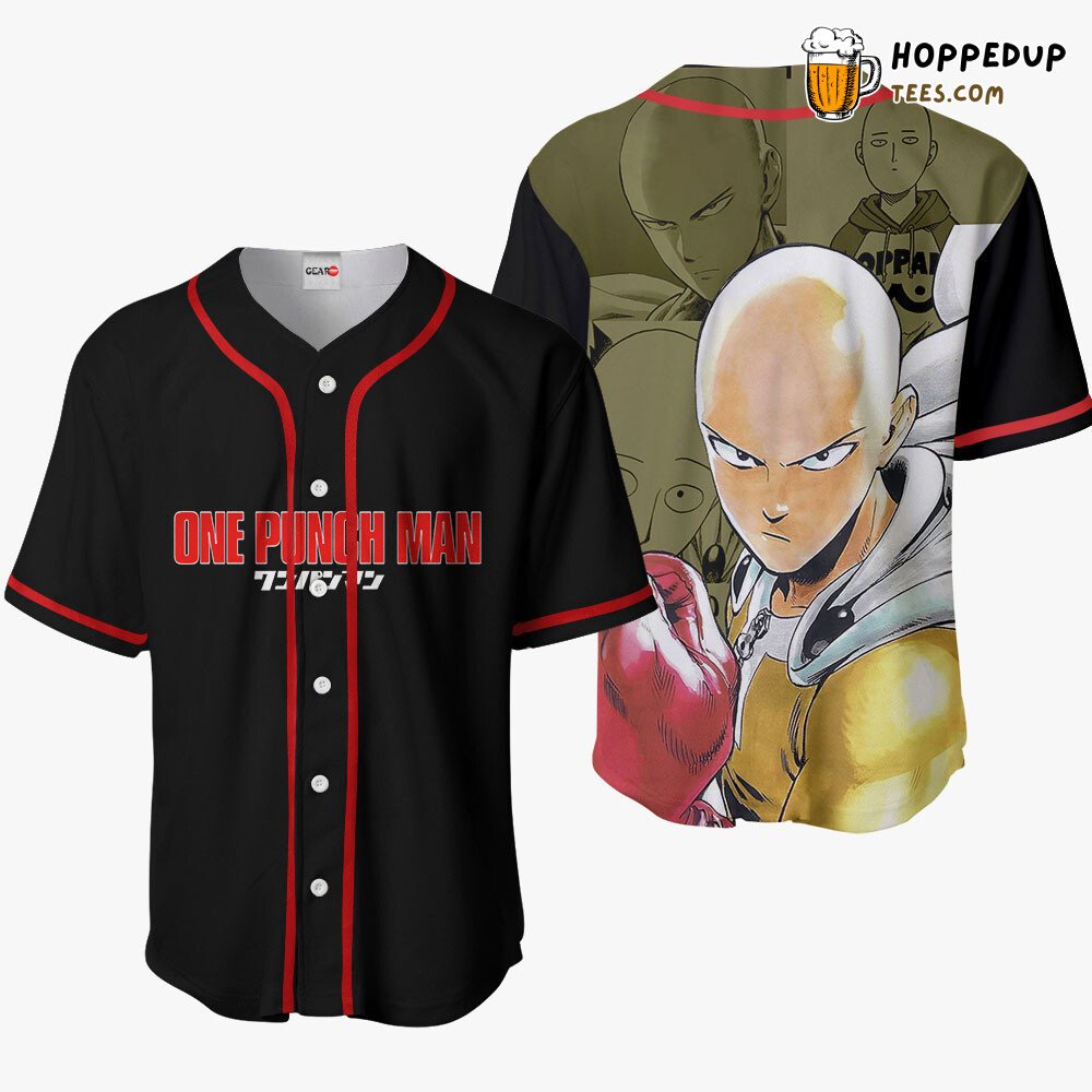 Saitama Exclusive Design Anime Baseball Jersey Shirt Unique Distinctive