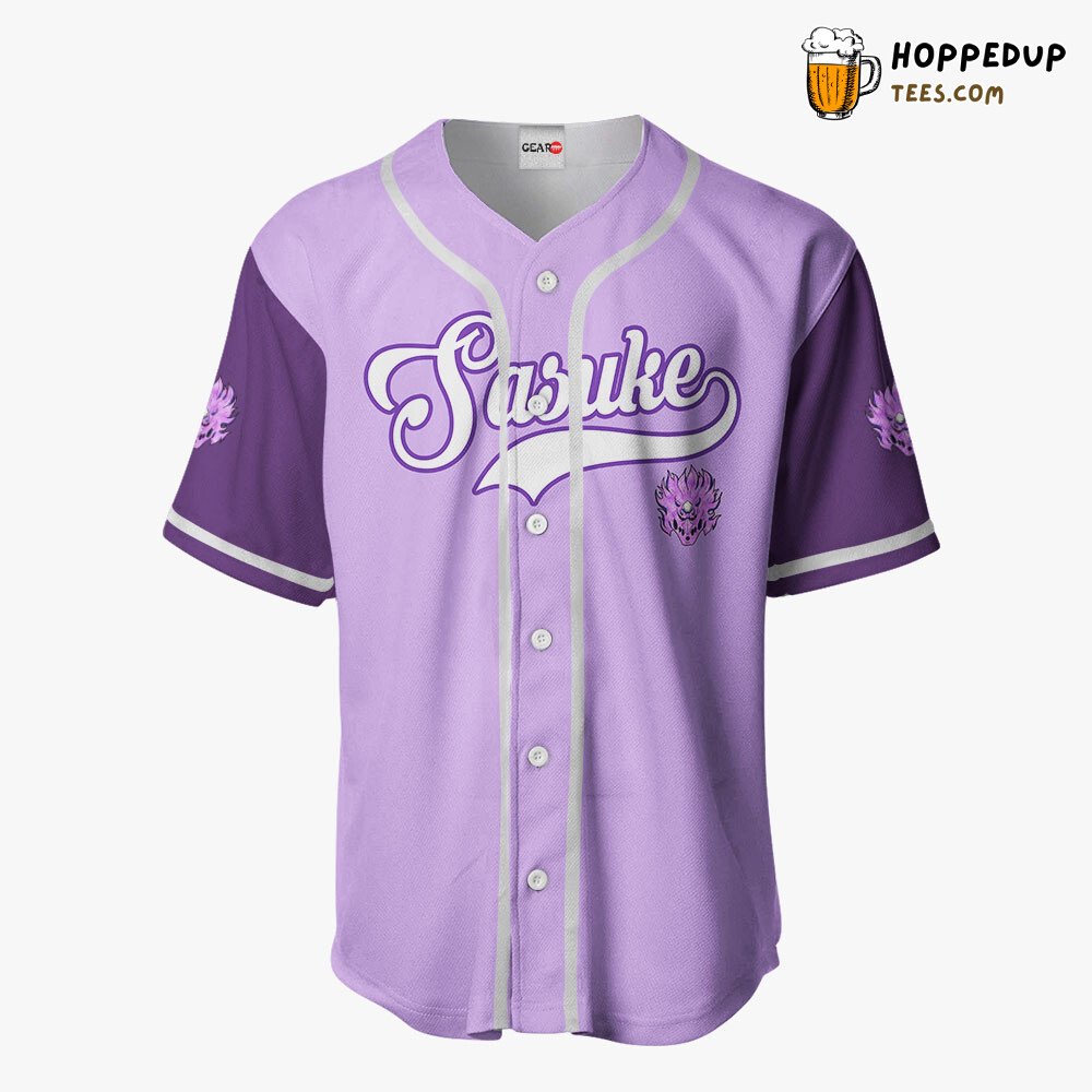 Sakuke Susanoo Distinctive Anime Symbol Baseball Jersey Unique Design