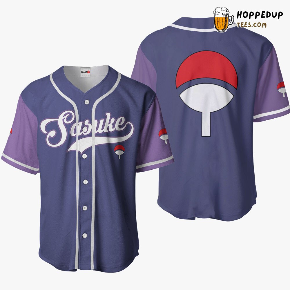 Sakuke Uchiha Unique Anime Symbol Baseball Jersey Shirt Distinctive