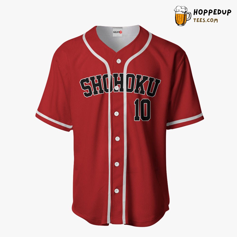 Sakuragi Hanamichi Anime Baseball Jersey Shirt Exclusive Unique Style