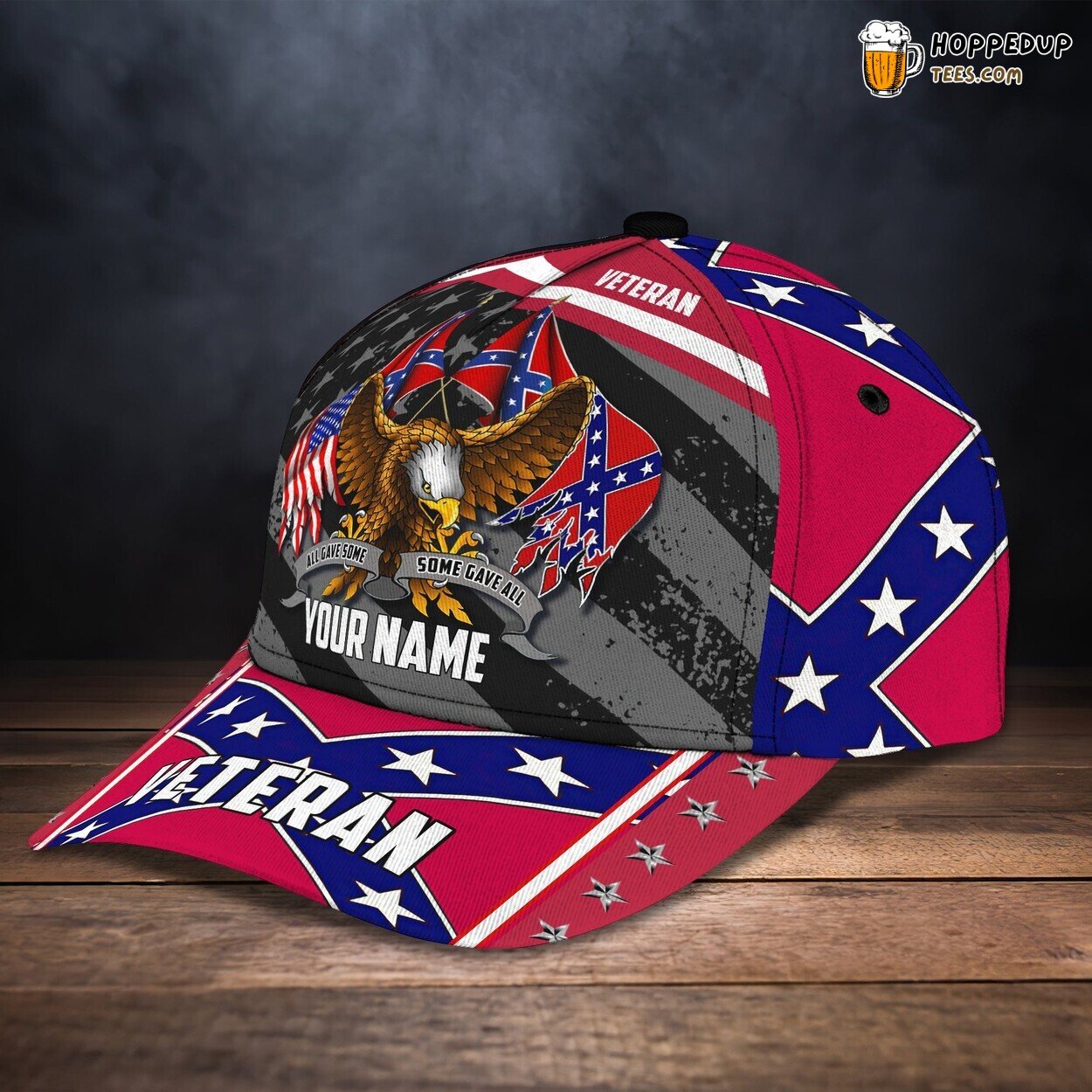 Salute to Texas Veterans Personalized 3D Classic Cap Unique Patriot Fit