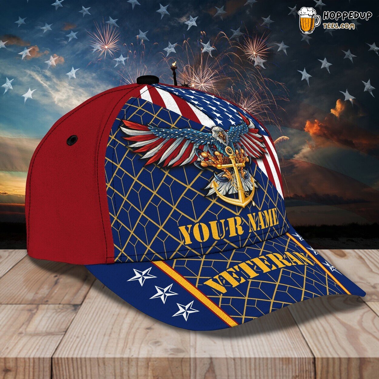 Salute to the Veterans Personalized 3D Classic Cap Pride