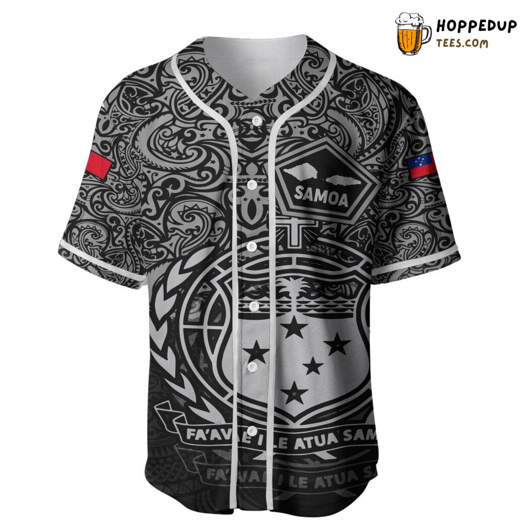 Samoa Polynesian Pride Of Samoa Baseball Tee Jersey Shirts 3D