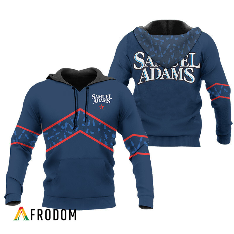 Samuel Adams Beer Blue Wine Pattern Hoodie HU