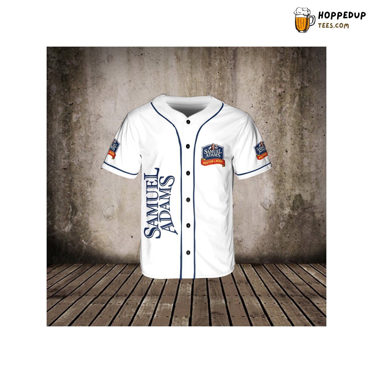 Samuel Adams Boston Brewery Baseball Jersey Beer Lovers Unique Design