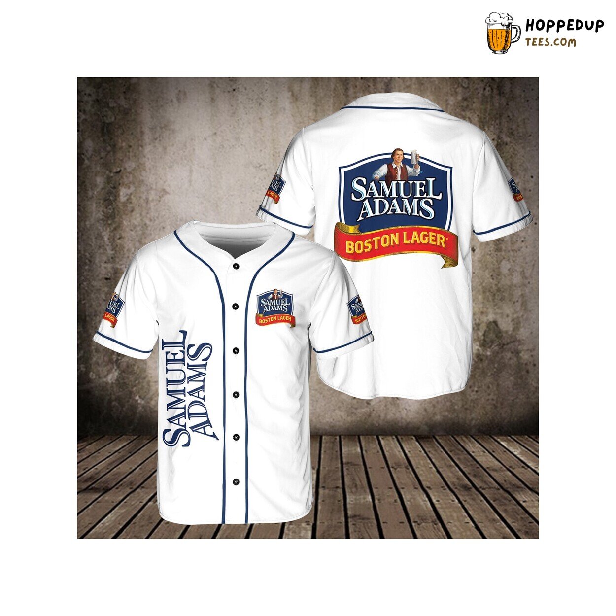 Samuel Adams Boston Brewery Baseball Jersey Beer Lovers Unique Design