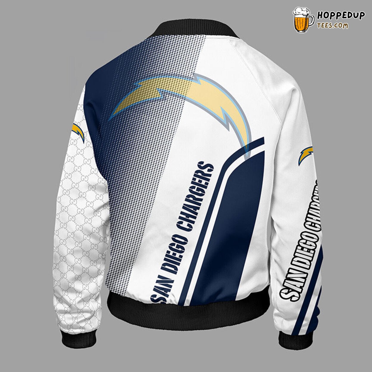 San Diego Chargers NFL Blue Bomber Jacket Distinctive Stylish Look