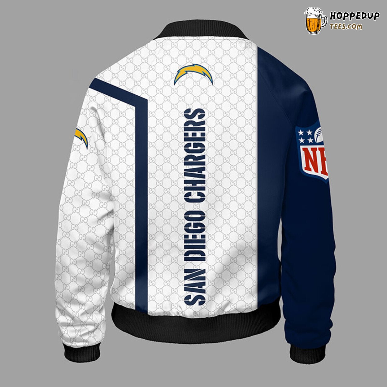 San Diego Chargers NFL Blue Unisex Bomber Jacket Distinctive Style