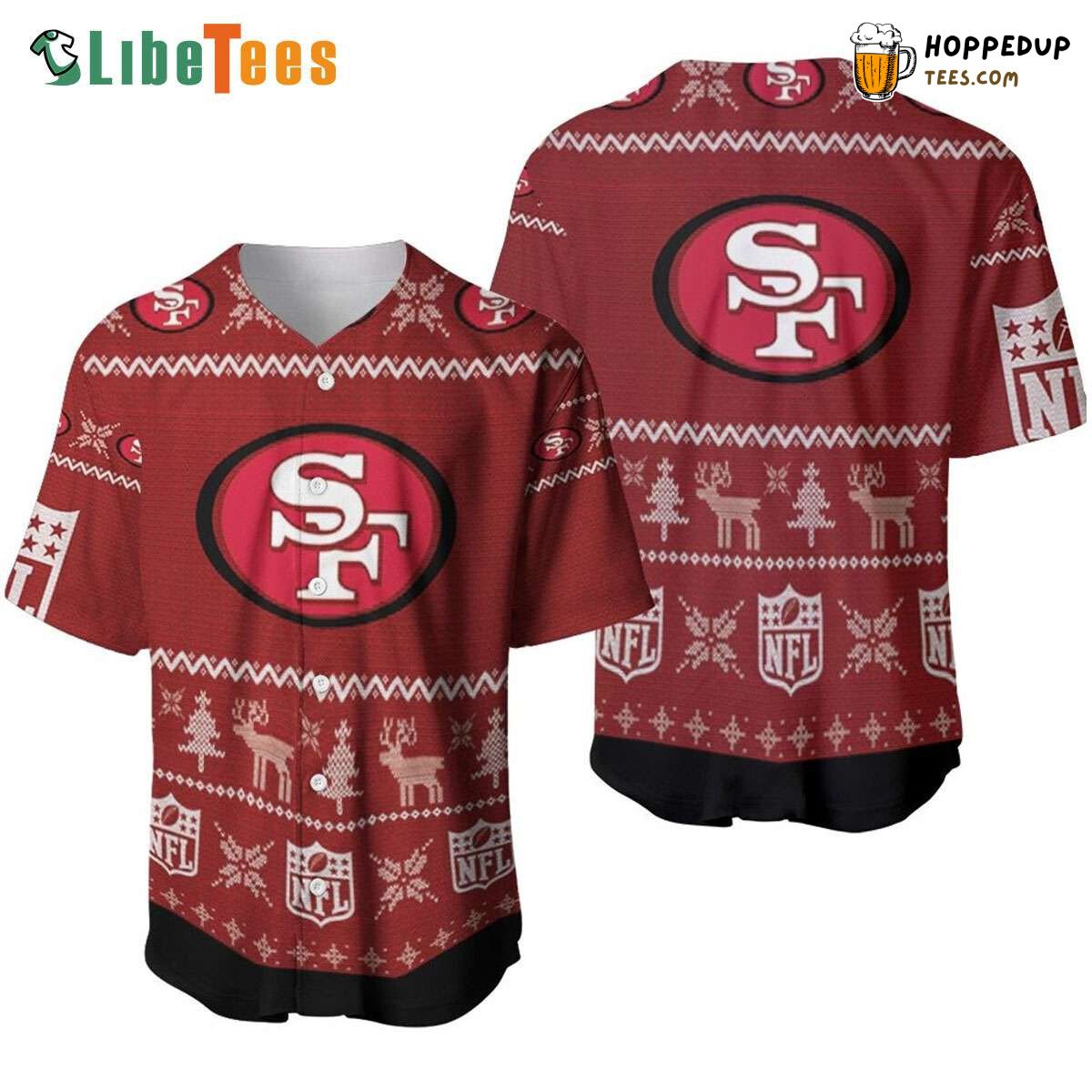 San Francisco 49ers Baseball Jersey Christmas Perfect Gifts For Your Loved Ones Jersey Shirt