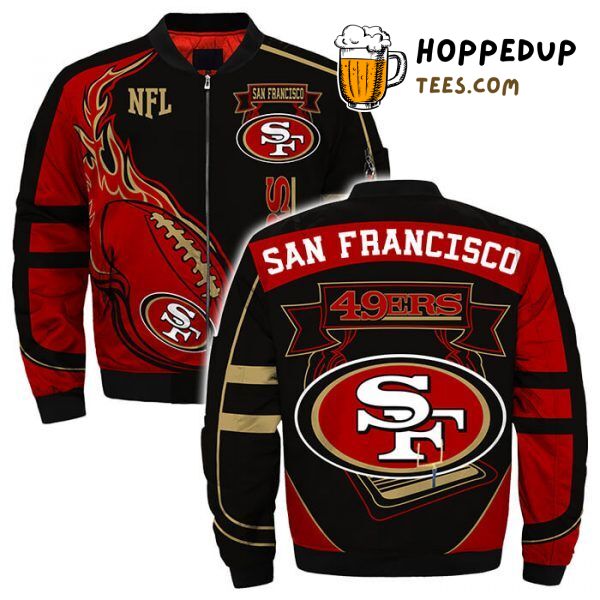 San Francisco 49ers Bomber Jacket Edition Unique Exclusive Sporty Look