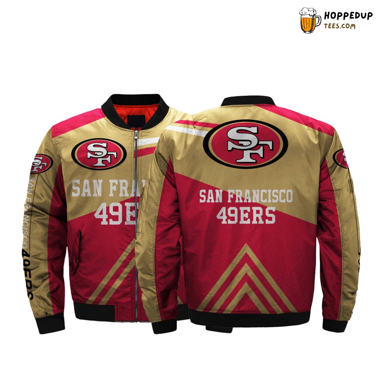 San Francisco 49ers Men’s Bomber Jacket Best Classic Look Design Edition Series