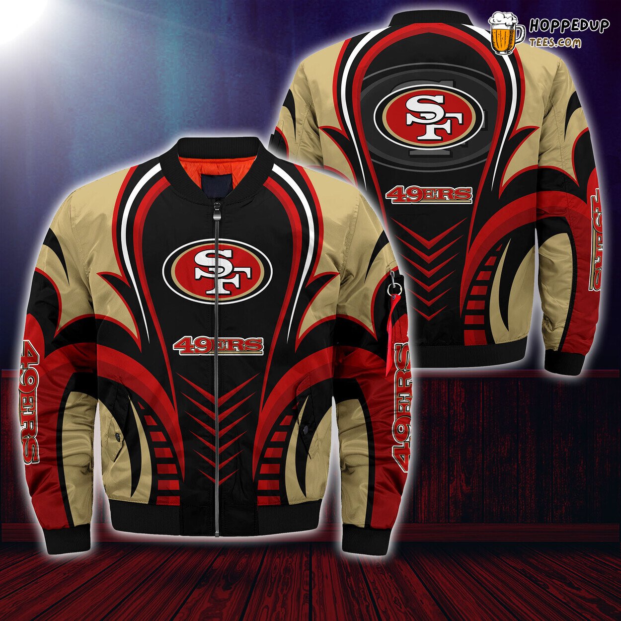 San Francisco 49ers NFL Bomber Jacket Seasonal Exclusive Collection