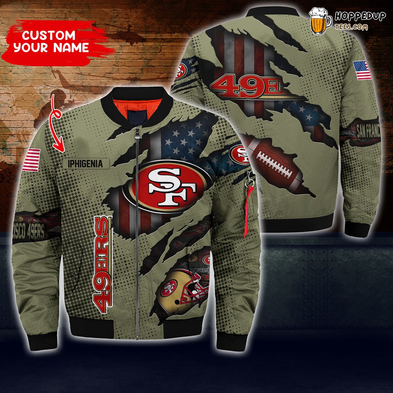 San Francisco 49ers NFL Custom Bomber Jacket Unique Boyfriend Edition