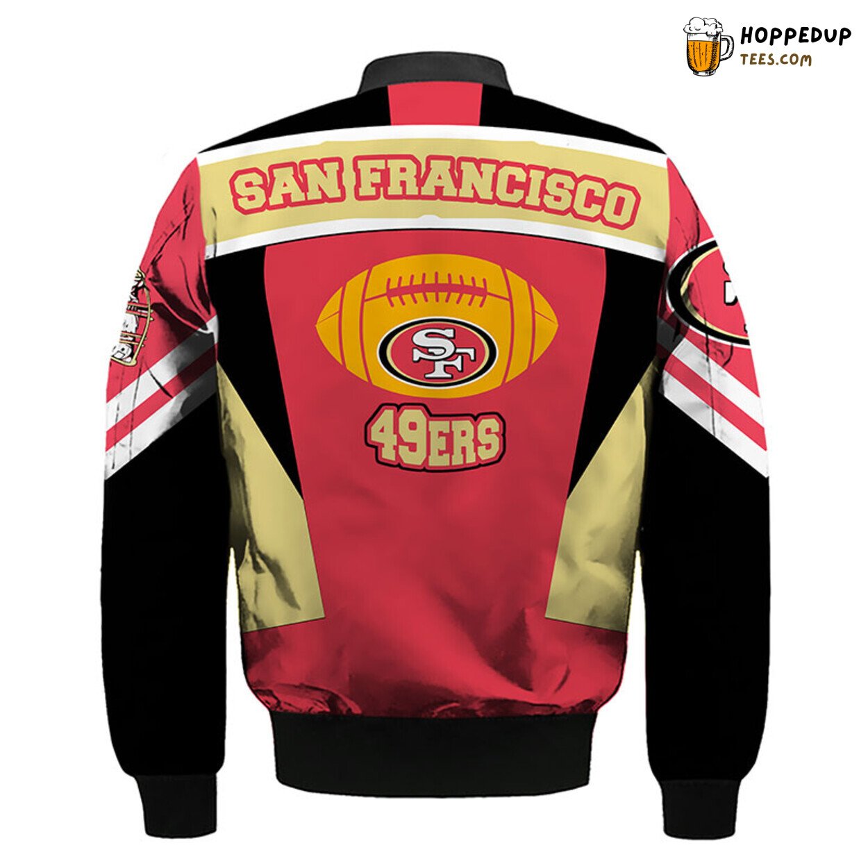 San Francisco 49ers NFL Skull Red Unique Bomber Jacket Theme