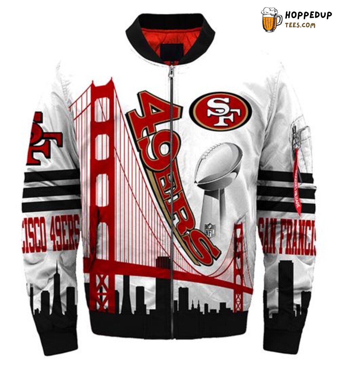 San Francisco 49ers Stylish Coat Bomber Jacket Winter Edition Choice