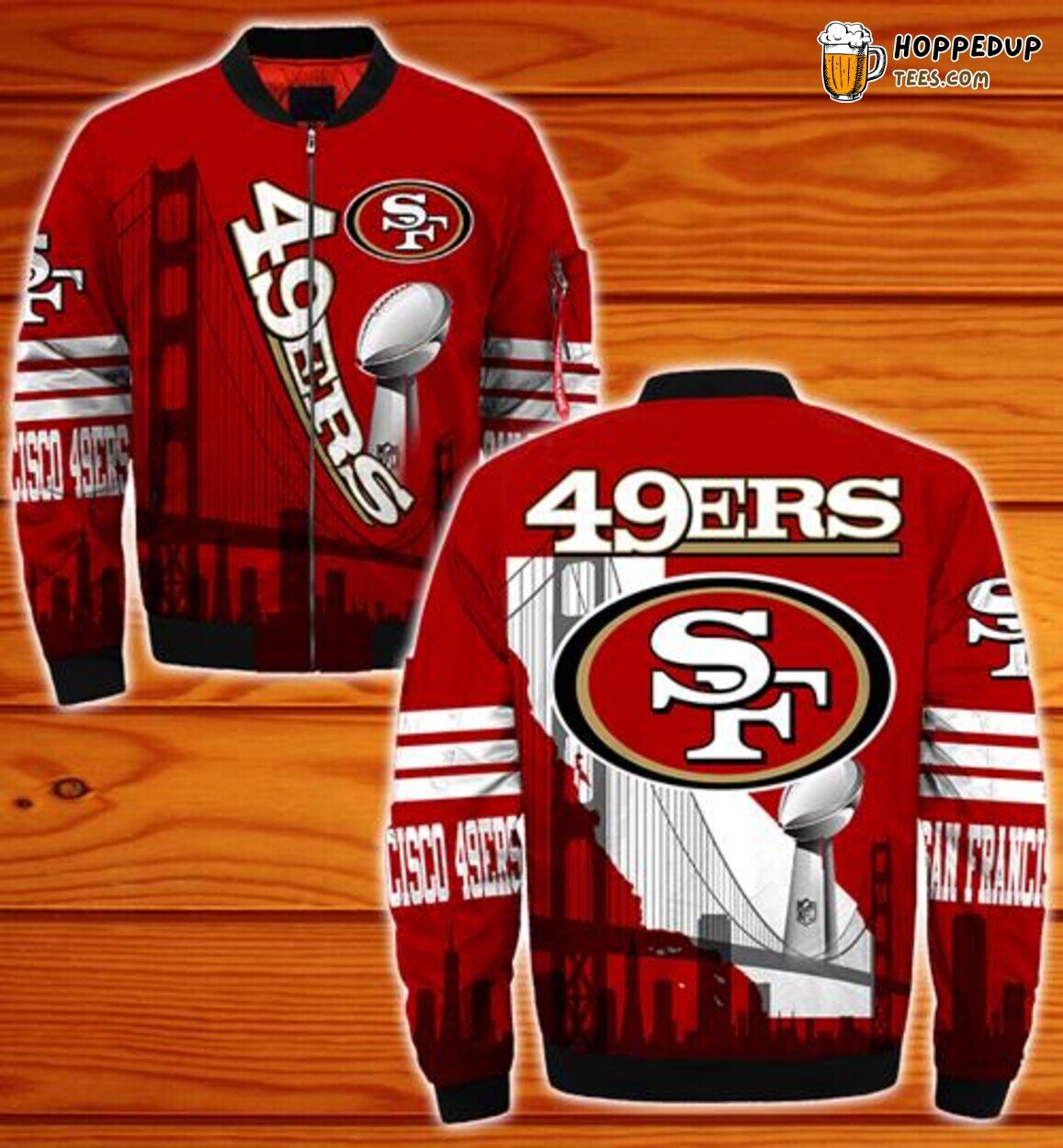 San Francisco 49ers Stylish Coat Premium Bomber Jacket Men Selection