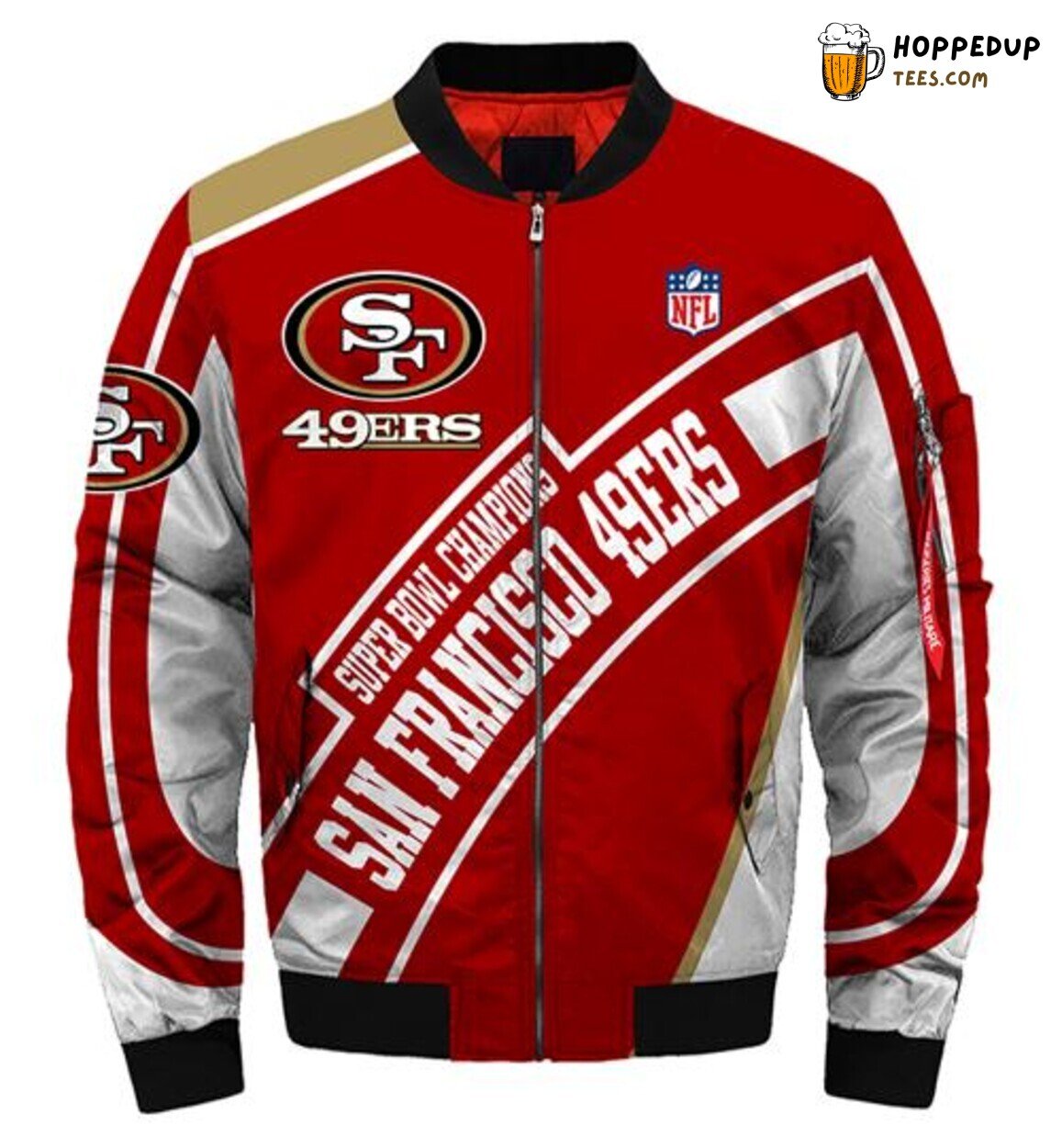 San Francisco 49ers Super Bowl Champions Winter Bomber Jacket Choice