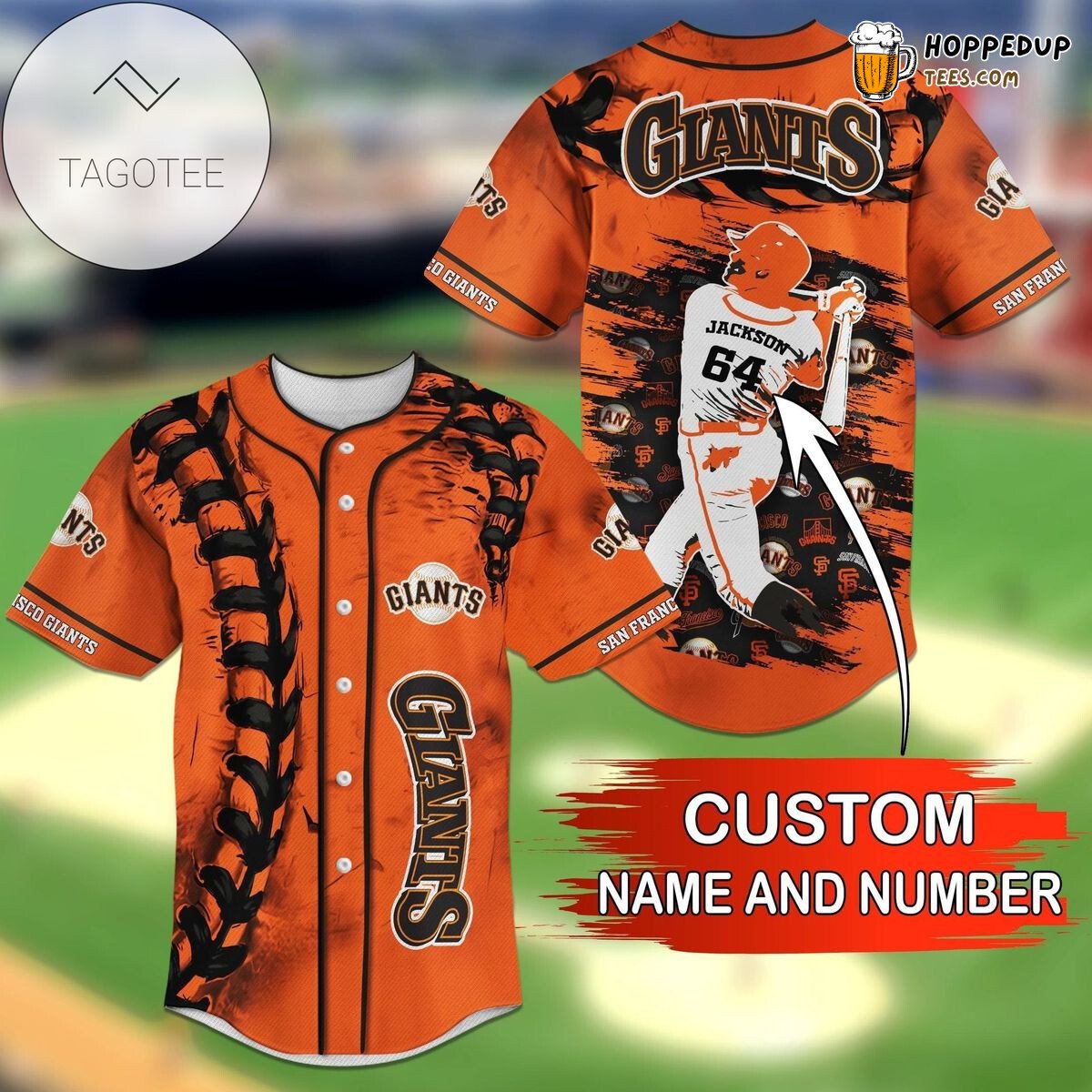 San Francisco Giants MLB Baseball Jersey Customizable Unisex Top