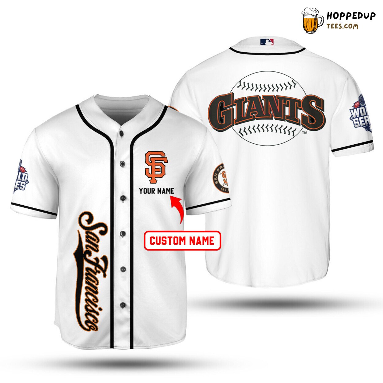 San Francisco Giants MLB Jersey Baseball Unisex Custom Name Gear