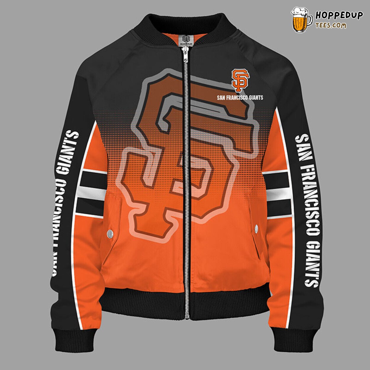 San Francisco Giants MLB Unisex Orange Premium Bomber Jacket Design