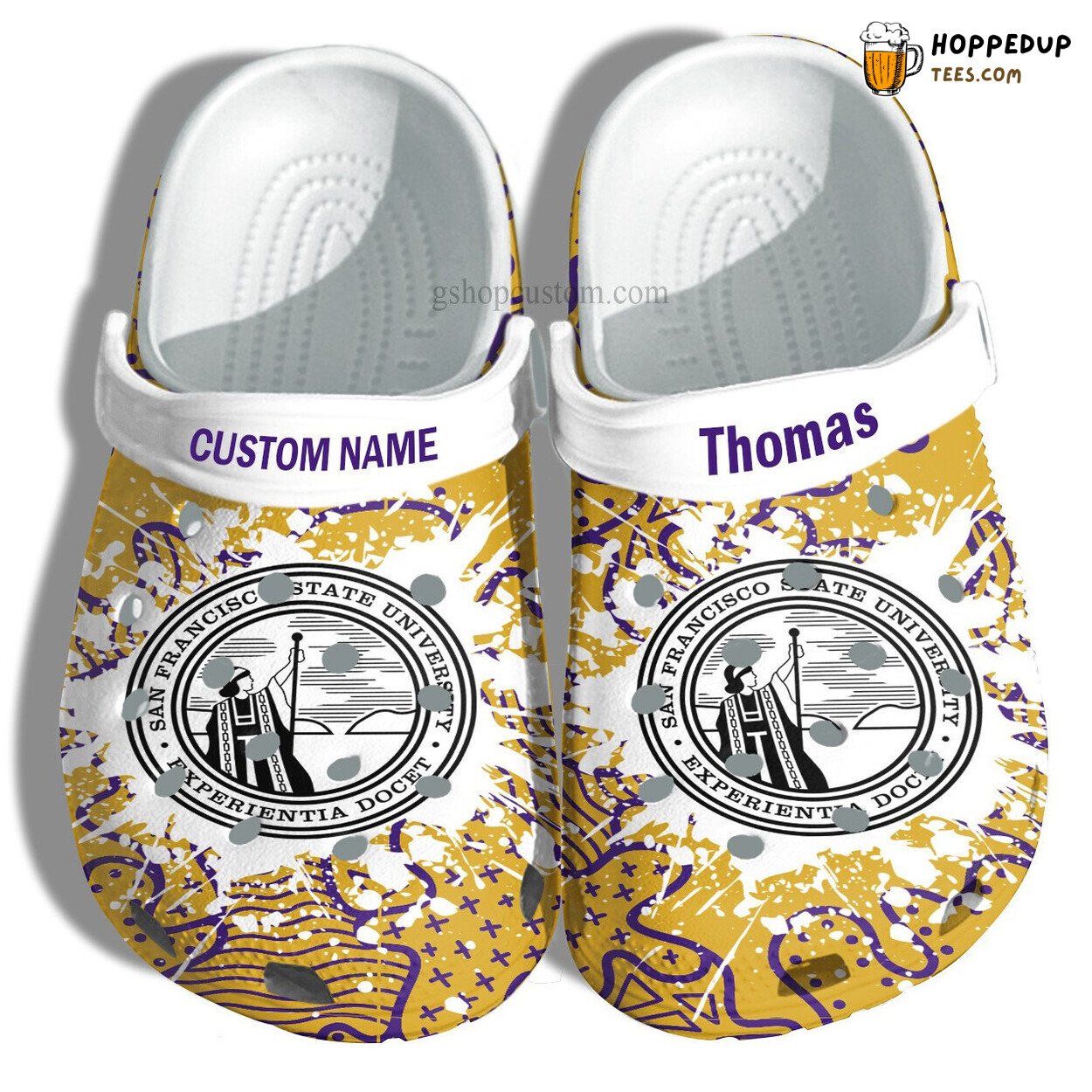 San Francisco State University Custom Graduation Gift Clogs