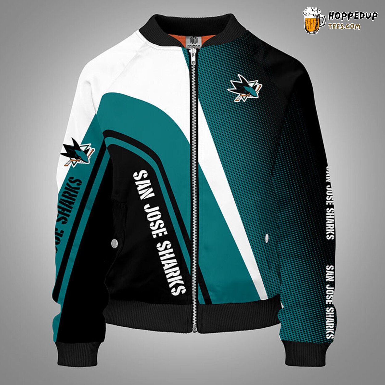 San Jose Sharks NHL Distinct Green Bomber Jacket Unique Stylish Look