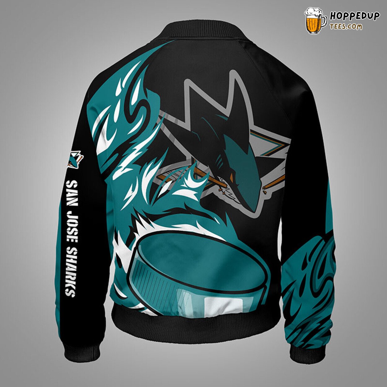 San Jose Sharks NHL Exclusive Green Bomber Jacket Unique Design Look