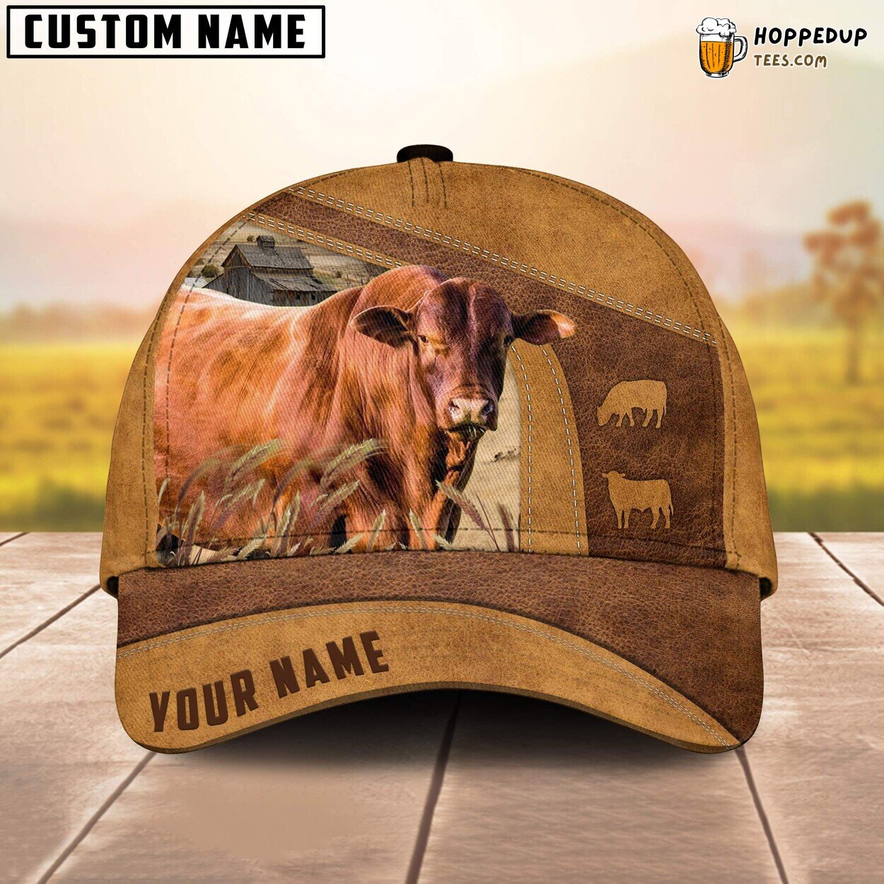 Santa Gertrudis Custom Name Farm Baseball Cap Passionate Farmer Lover Santa Gertrudis Custom Name Farm Baseball Cap Passionate Farmer Lover