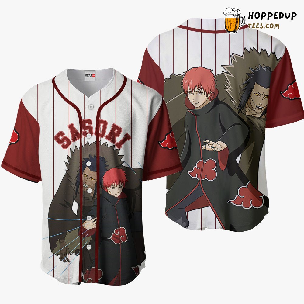 Sasori Akatsuki Unique Edition Anime Baseball Jersey Distinctive Design Sasori Akatsuki Unique Edition Anime Baseball Jersey Distinctive Design