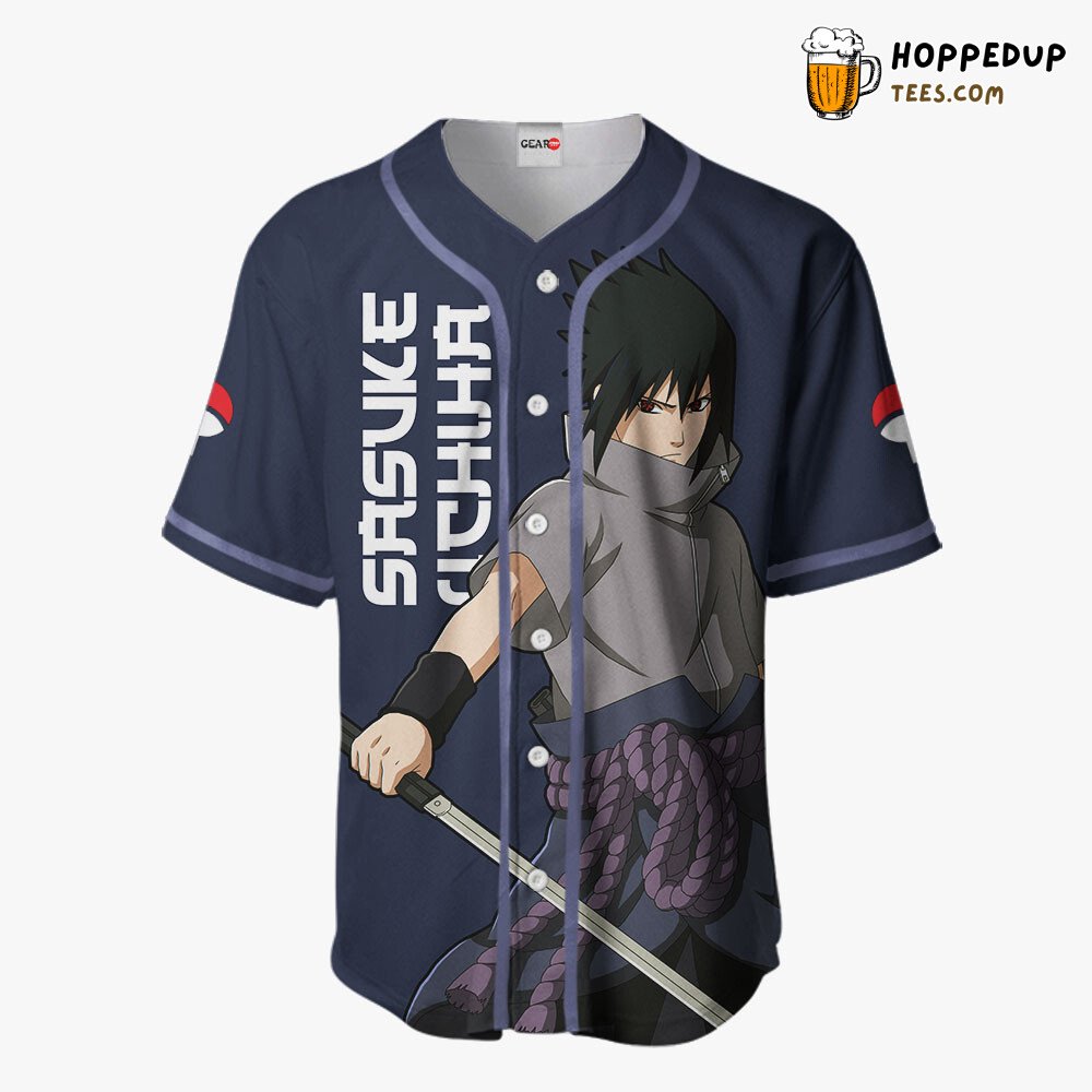 Sasuke Uchiha Unique Distinctive Anime Design Baseball Jersey Edition
