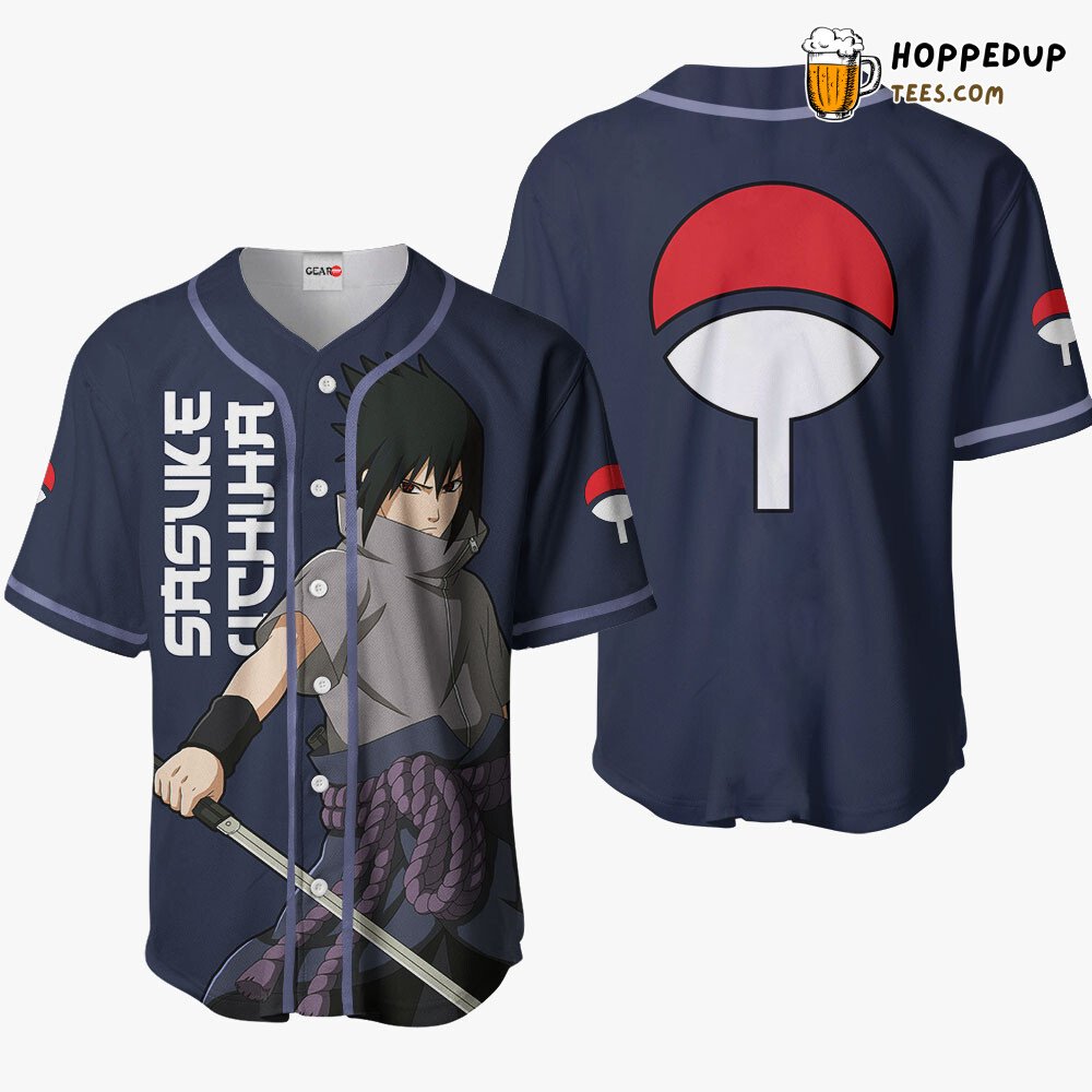 Sasuke Uchiha Unique Distinctive Anime Design Baseball Jersey Edition