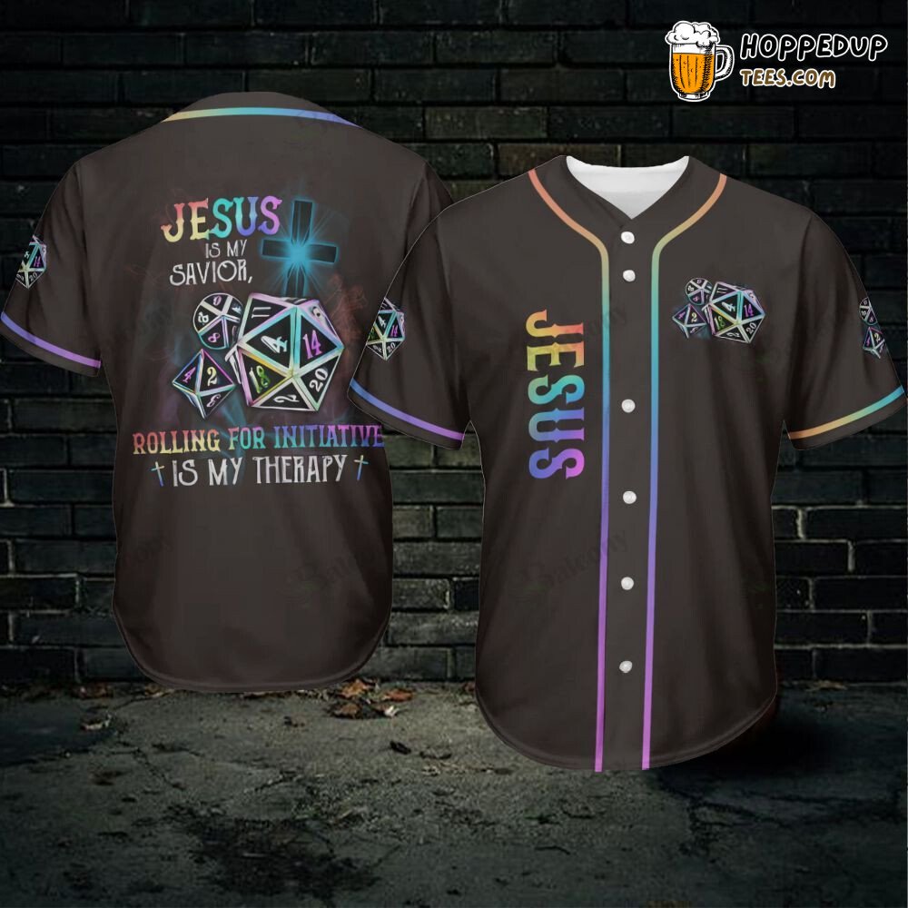 Savior Jesus Christ Central to Life Baseball Jersey Spiritual Guidance Top