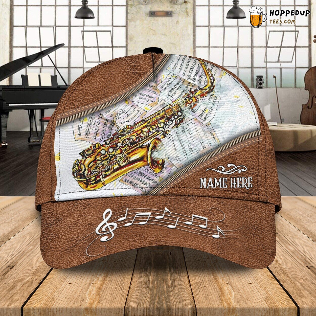 Saxophone Lovers 3D Classic Cap Personalized Name Unique Series Edition