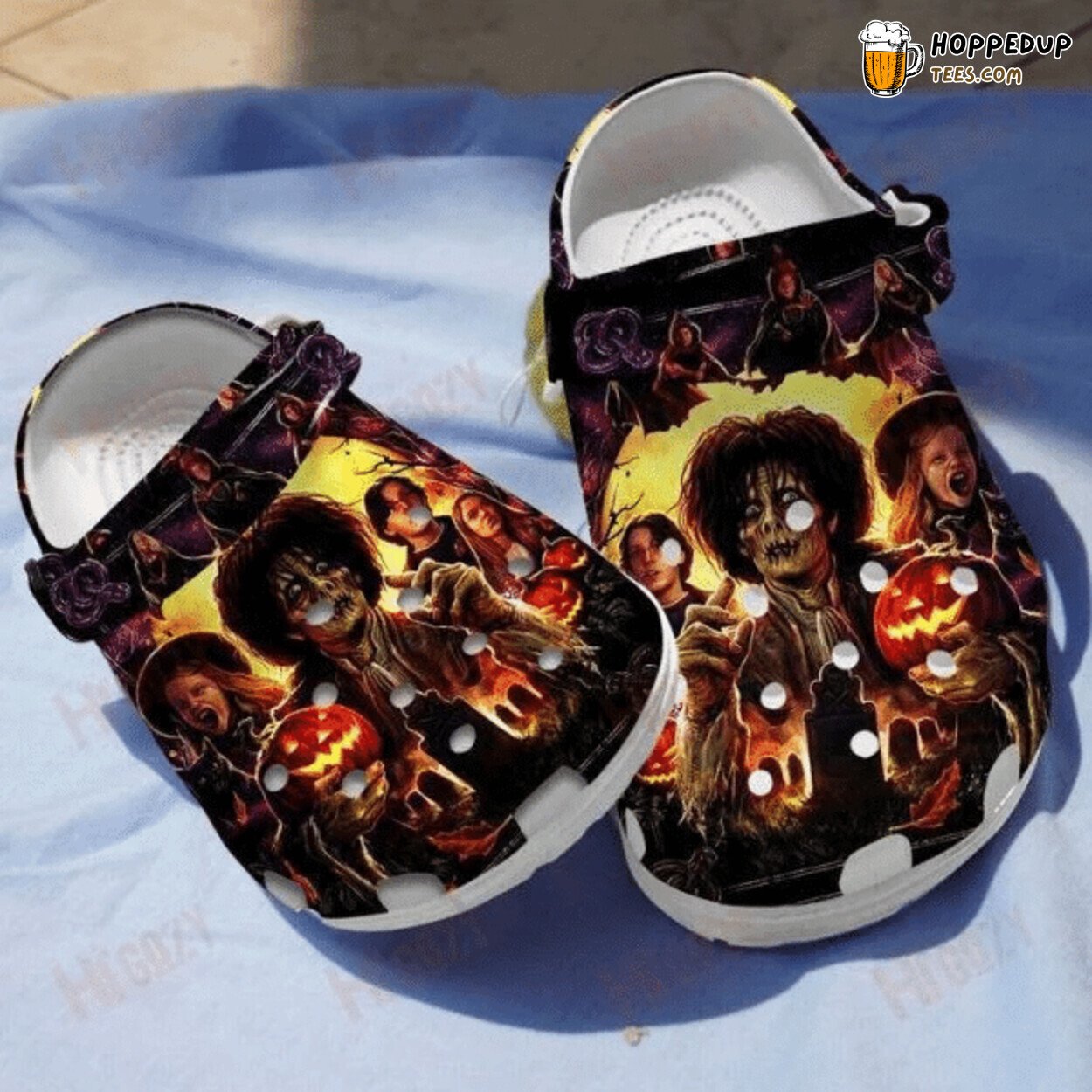 Scary Hocus Pocus Film Halloween Themed Comfort Clogs Shoes