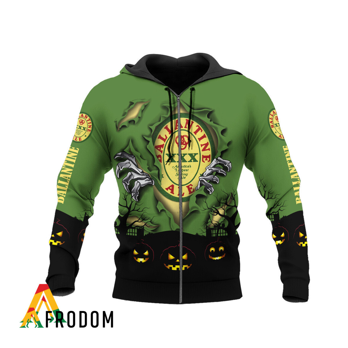 Scary Night Halloween Ballantine’S Whisky Hoodie HU
