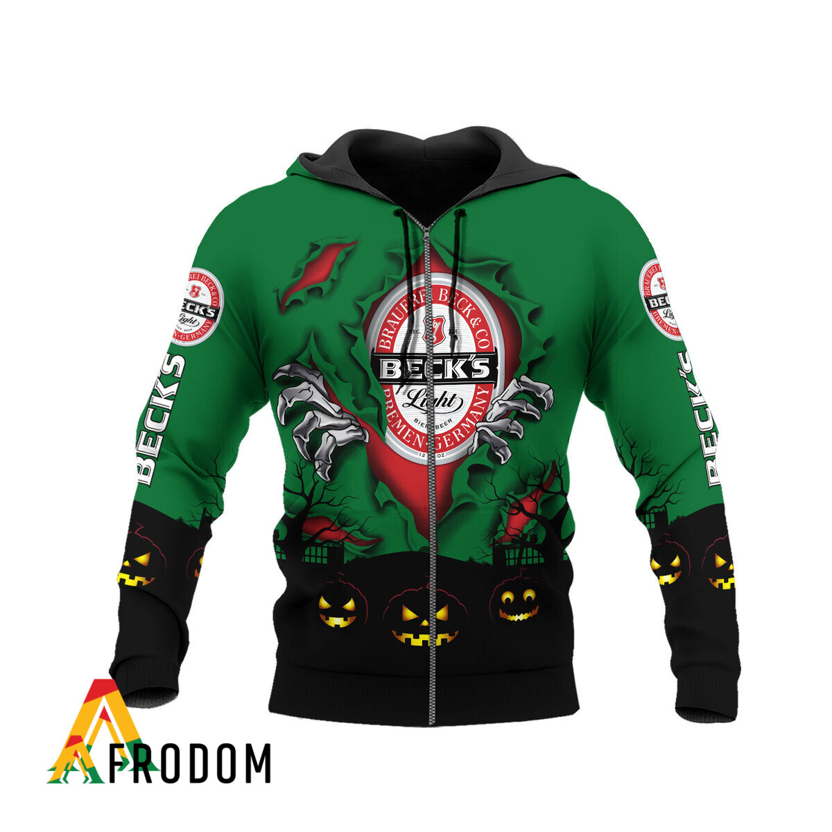 Scary Night Halloween Beck’S Beer Hoodie HU