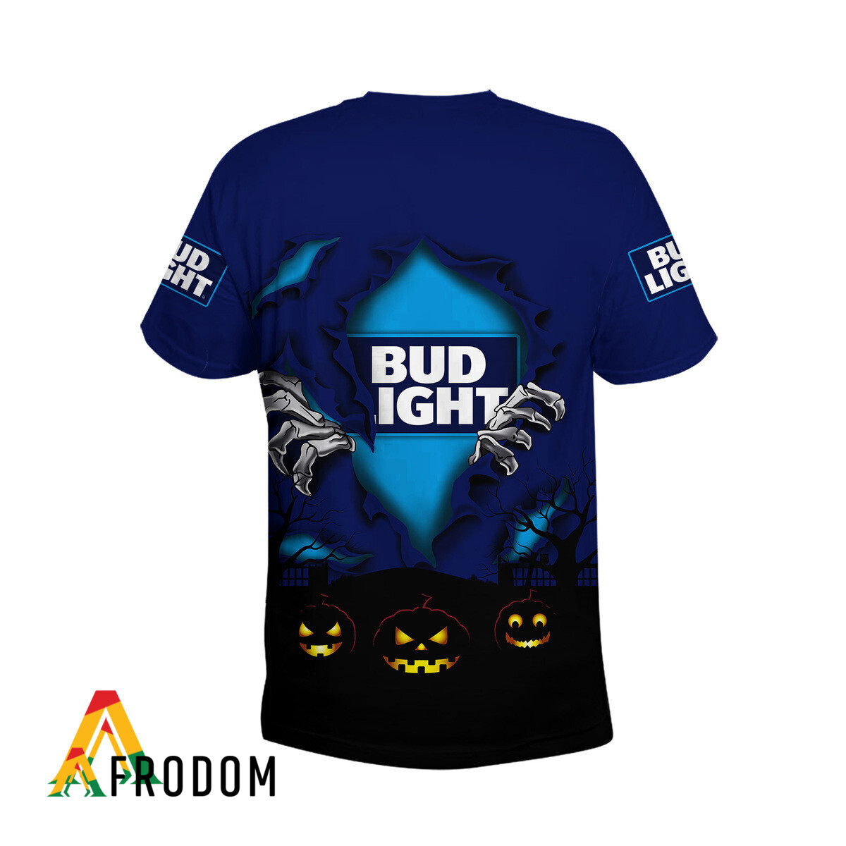 Scary Night Halloween Bud Light Beer T-Shirt & Sweatshirt HU