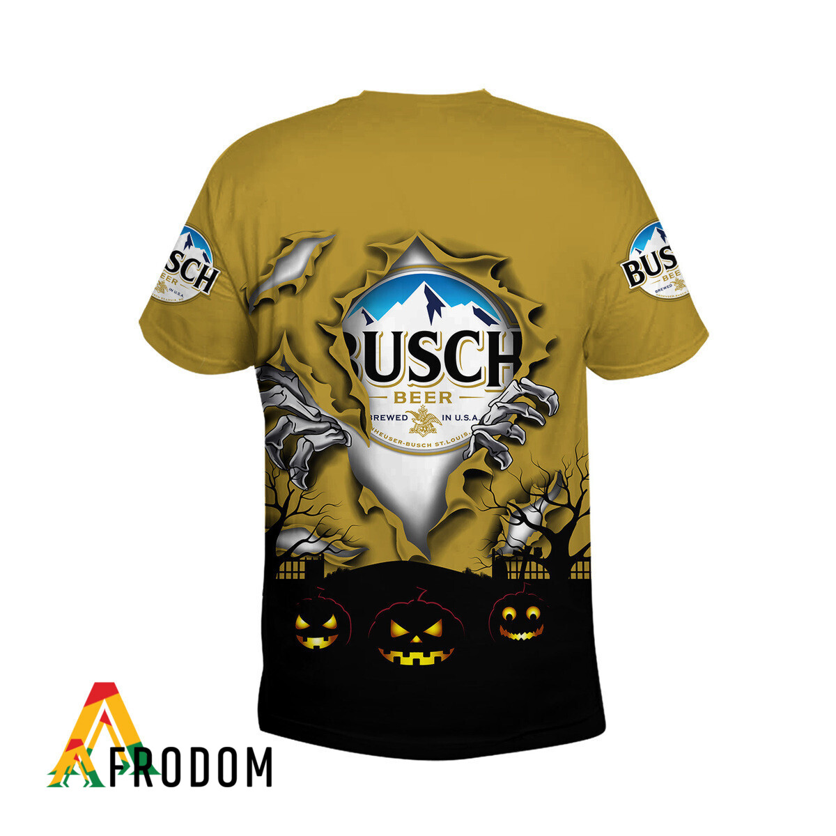 Scary Night Halloween Busch Beer T-Shirt & Sweatshirt HU