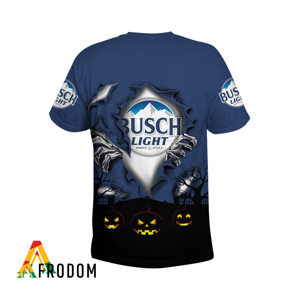 Scary Night Halloween Busch Light T-Shirt & Sweatshirt HU